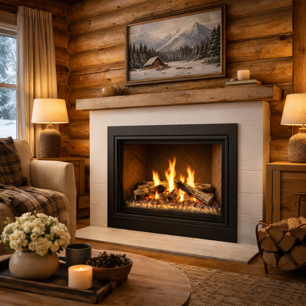 Fireside Realm Caprice 42" See-Thru Direct Vent Gas Fireplace