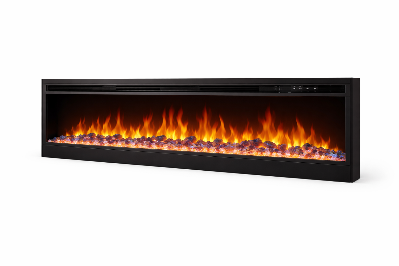 Fireside Realm Indoor / Outdoor Built-In Electric Fireplace