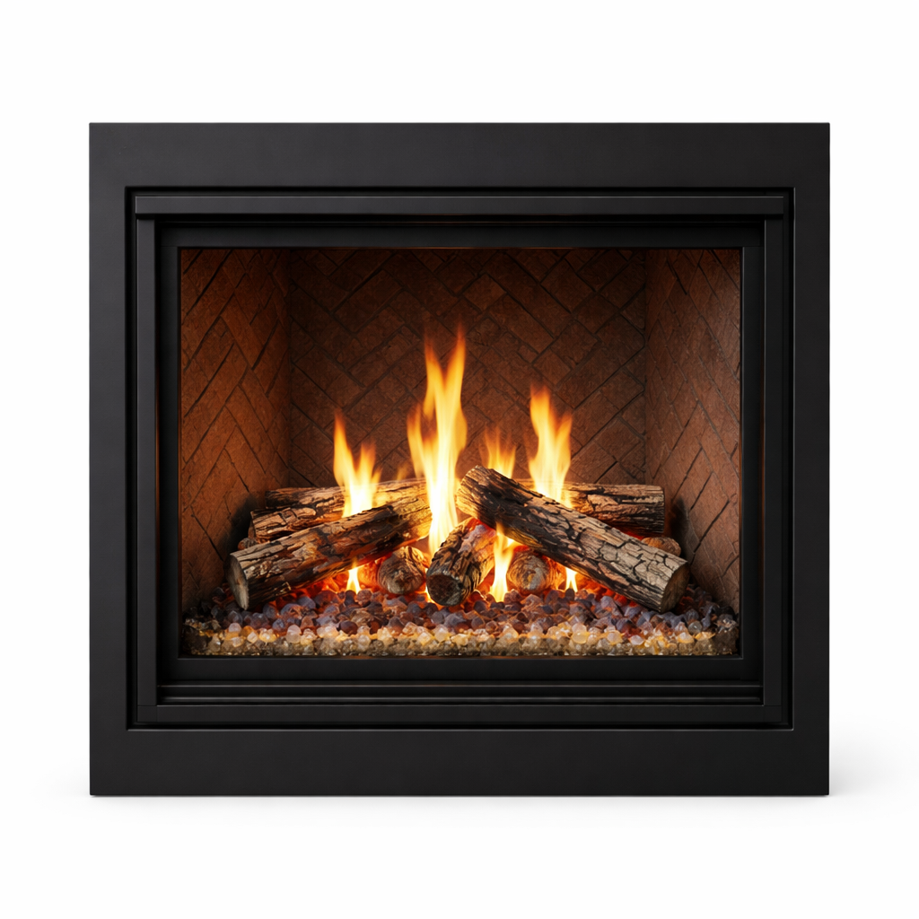 Fireside Realm Caprice 42" See-Thru Direct Vent Gas Fireplace