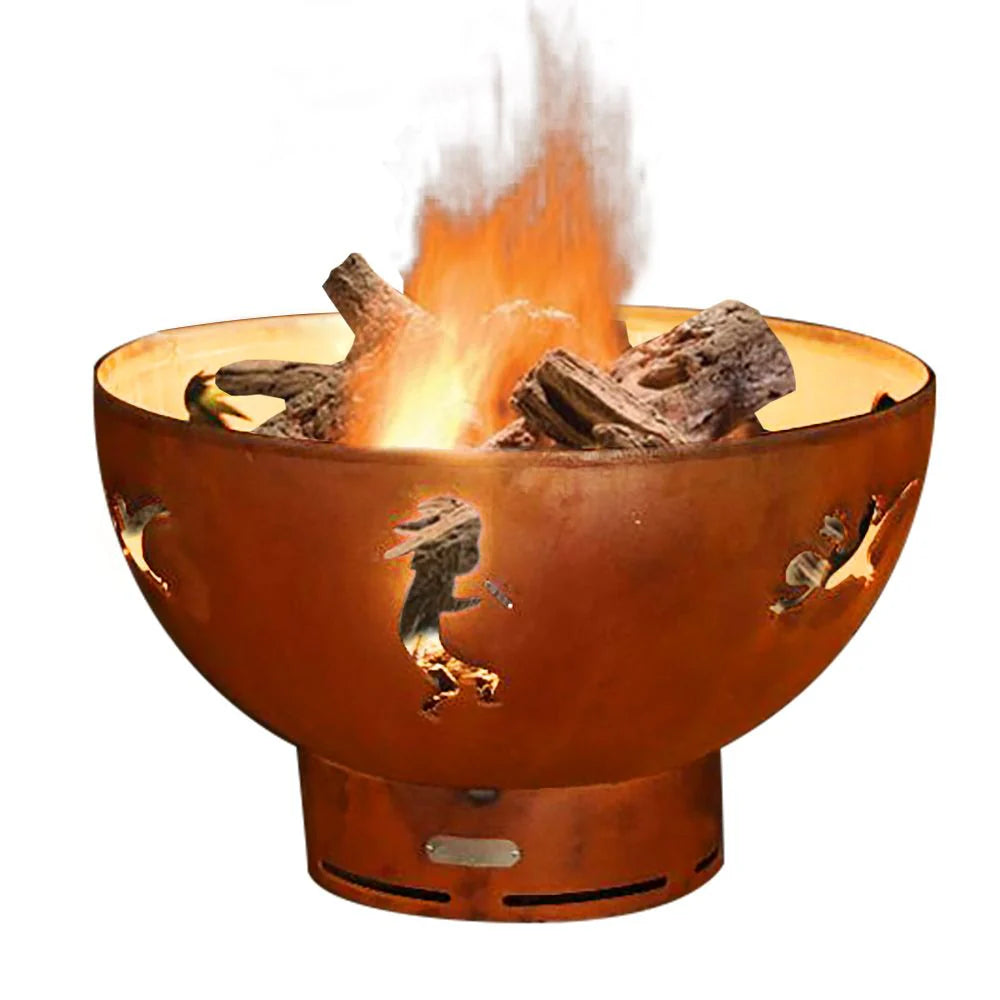 Fire Pit Art Kokopelli Wood Burning Fire Pit