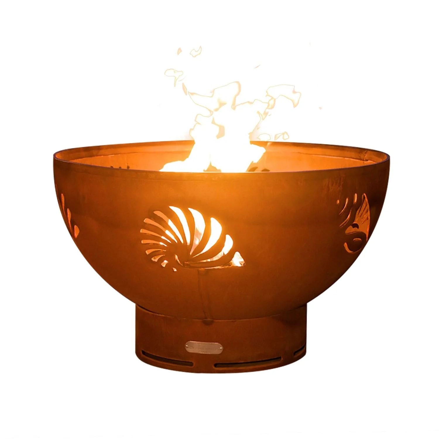 Fire Pit Art Sea Creatures Wood Burning Fire Pit