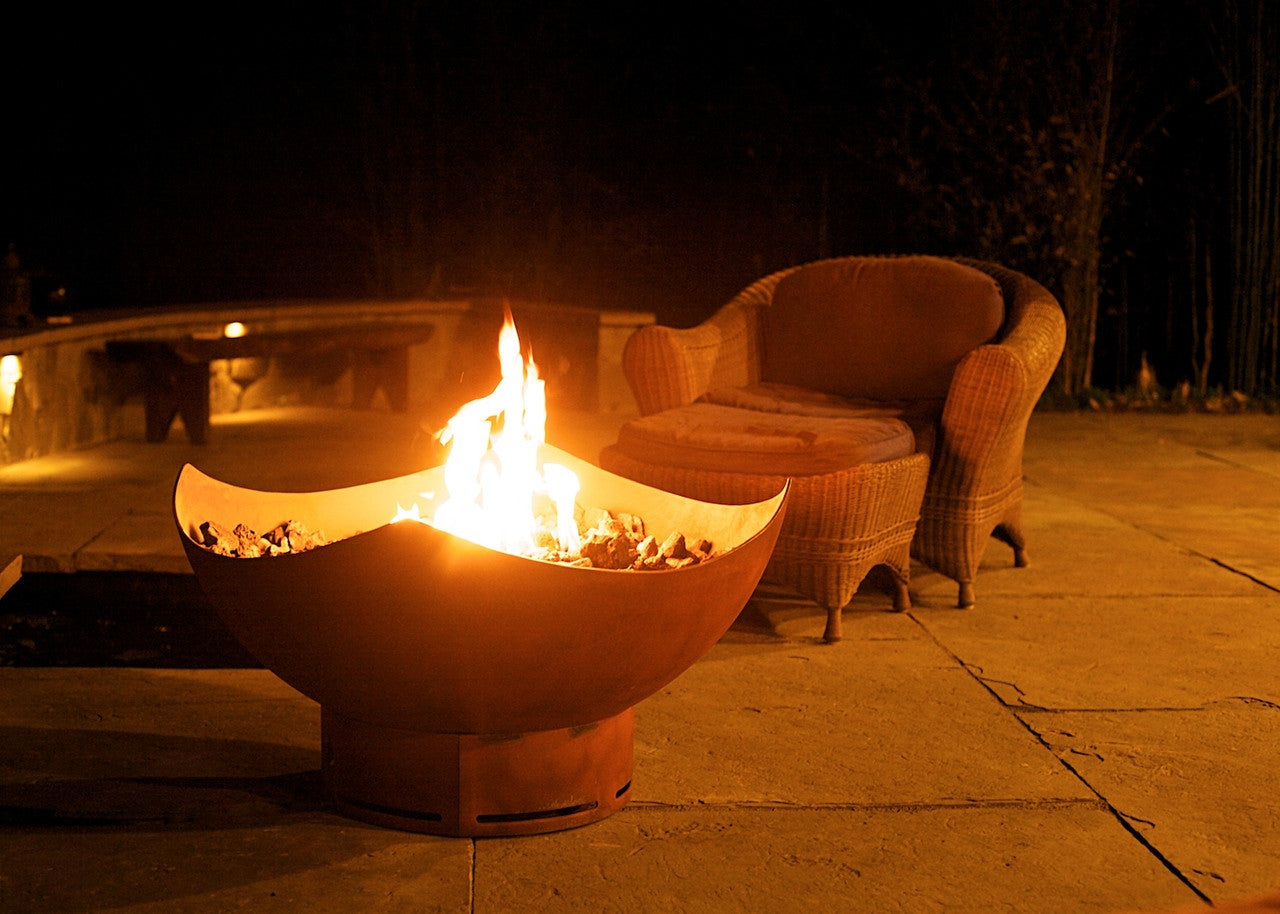 Fire Pit Art Manta Ray Gas Fire Pit
