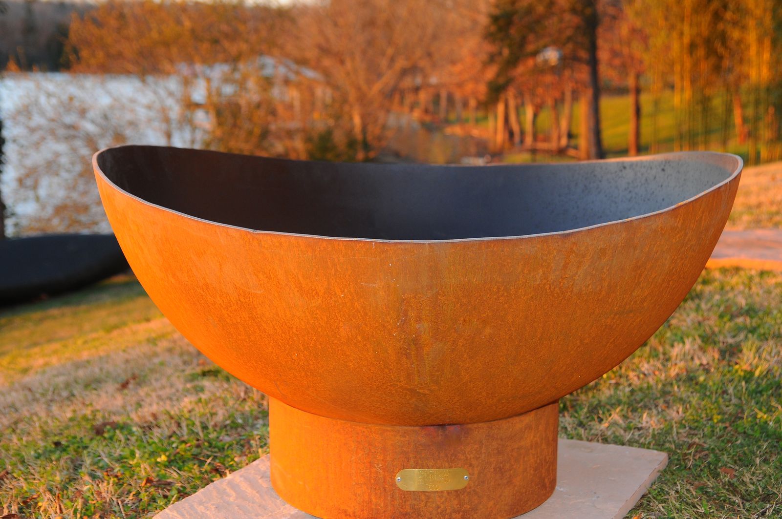 Fire Pit Art Scallop Gas Fire Pit