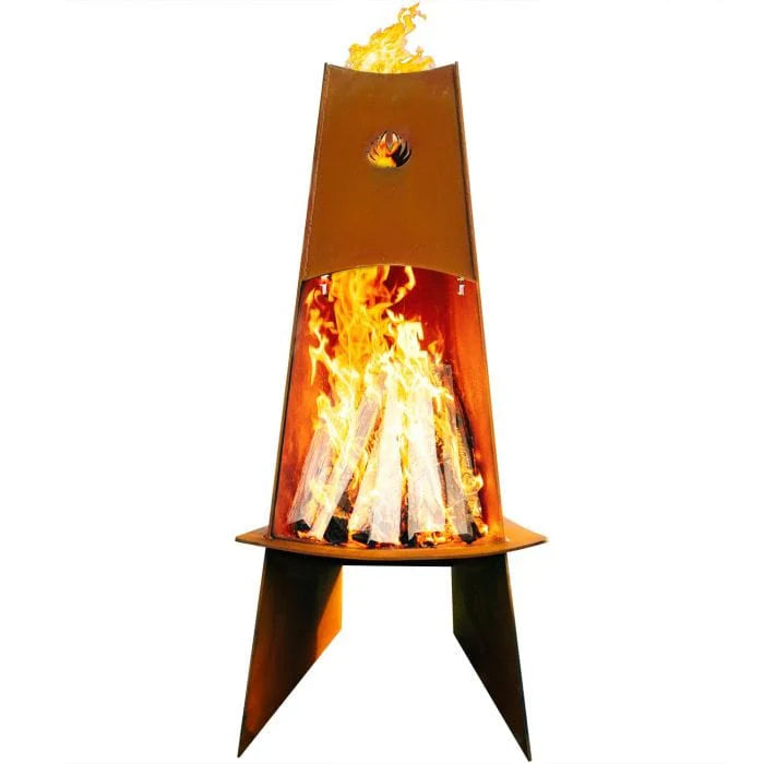 Fire Pit Art Vesuvius Wood Burning Fire Pit