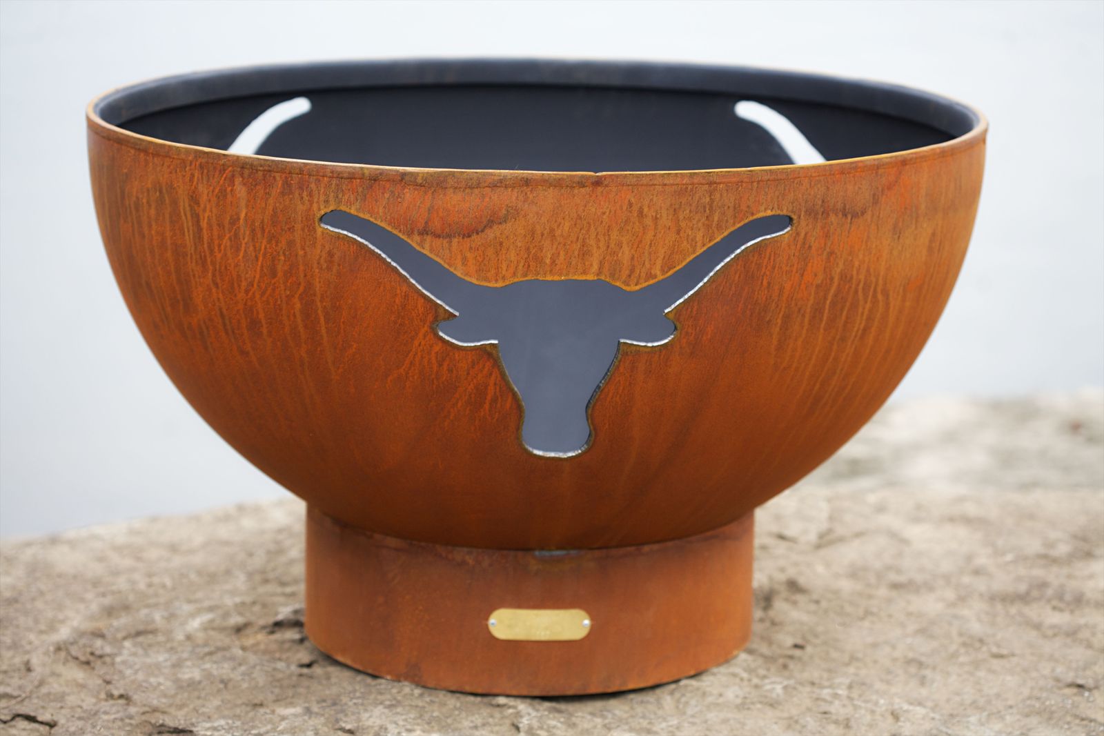 Fire Pit Art Long Horn Gas Fire Pit