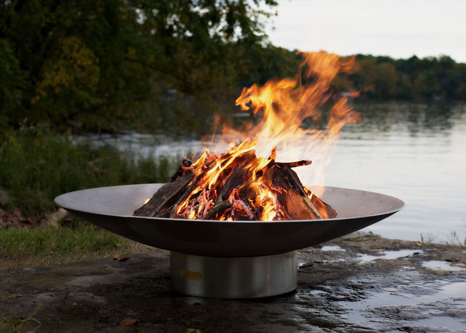 Fire Pit Art Bella Vita Wood Burning Fire Pit