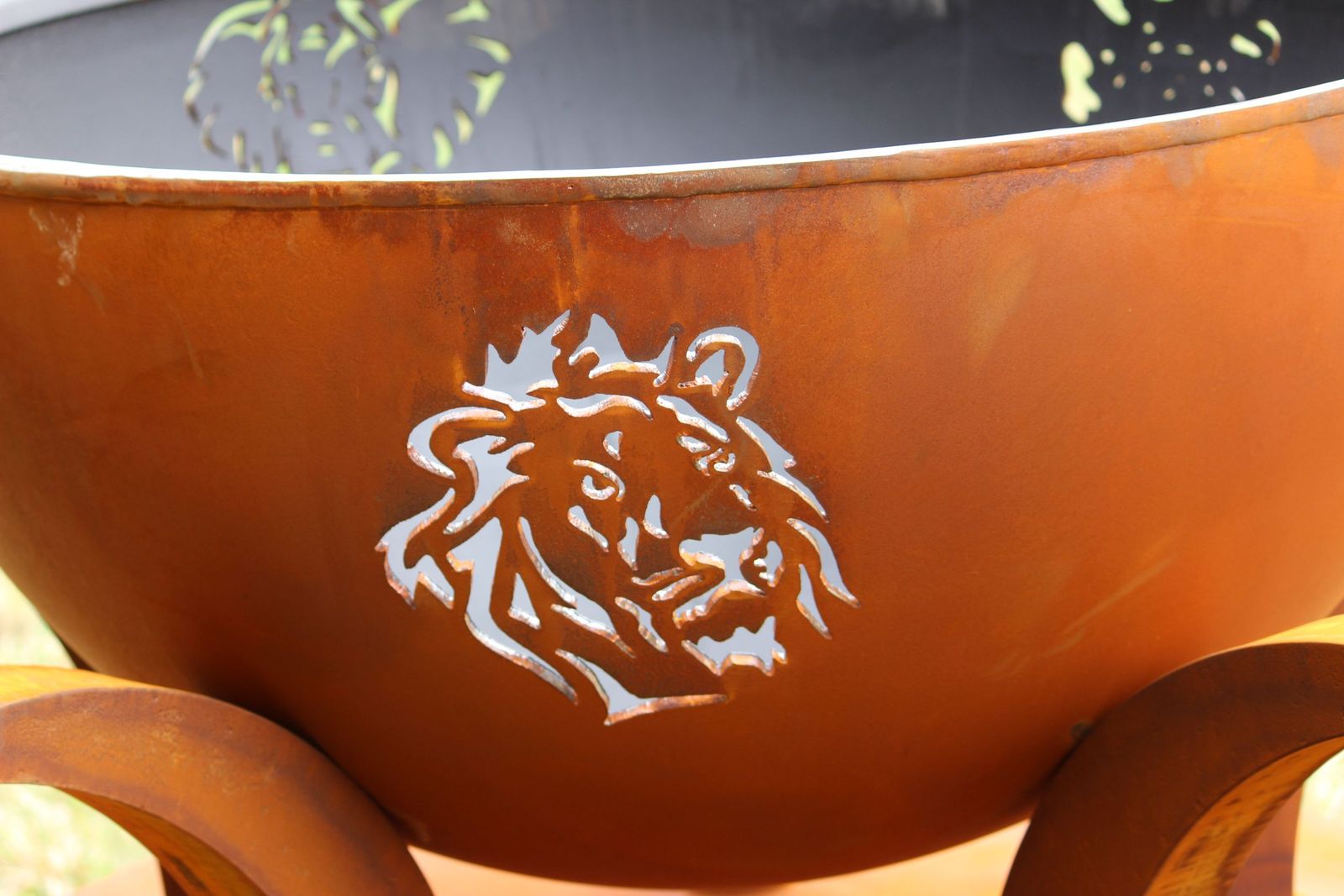 Fire Pit Art Africa's Big Five Gas Fire Pit