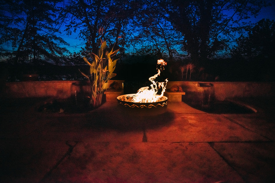 Fire Pit Art Fire Surfer Wood Burning Fire Pit