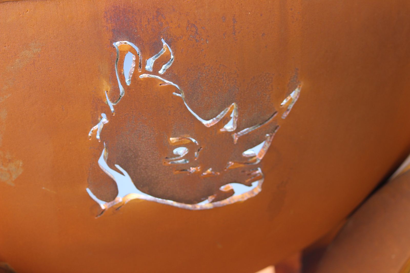 Fire Pit Art Africa's Big Five Gas Fire Pit