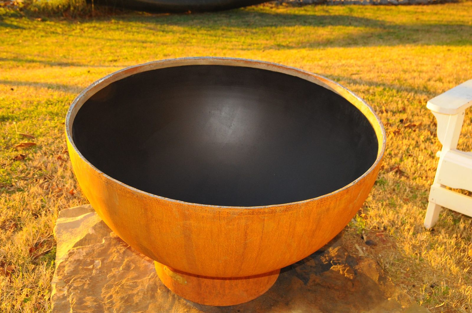 Fire Pit Art Crater Wood Burning Fire Pit