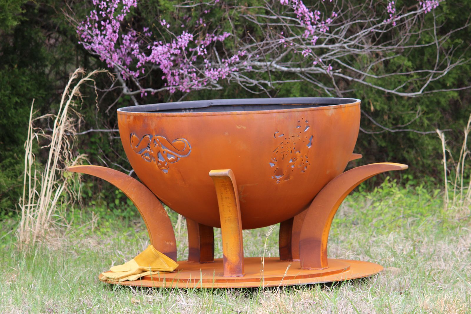 Fire Pit Art Africa's Big Five Gas Fire Pit