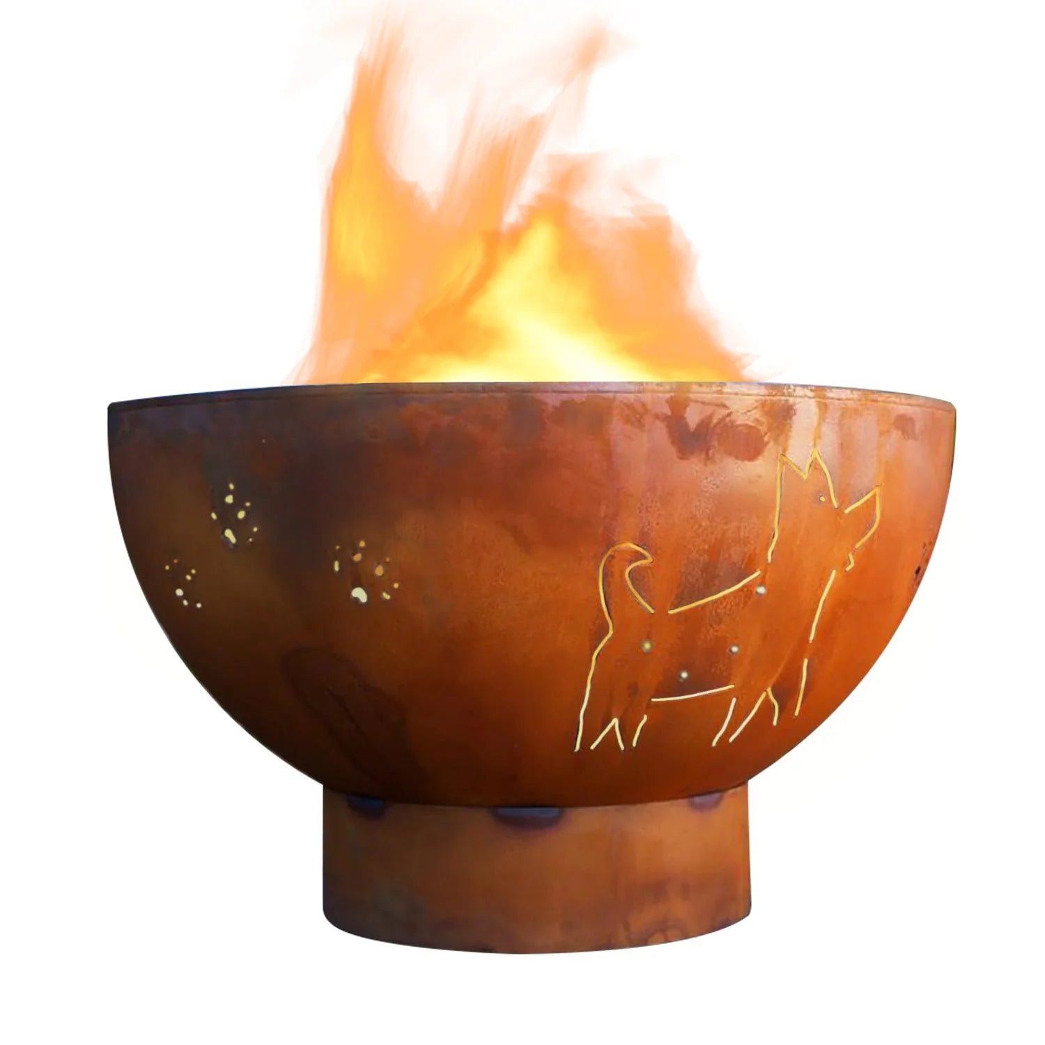 Fire Pit Art Funky Dog Gas Fire Pit