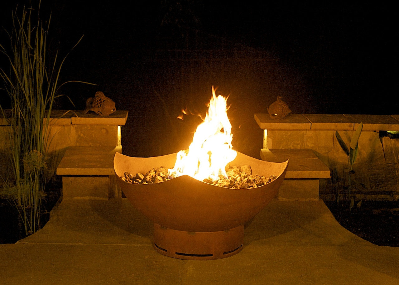 Fire Pit Art Manta Ray Gas Fire Pit