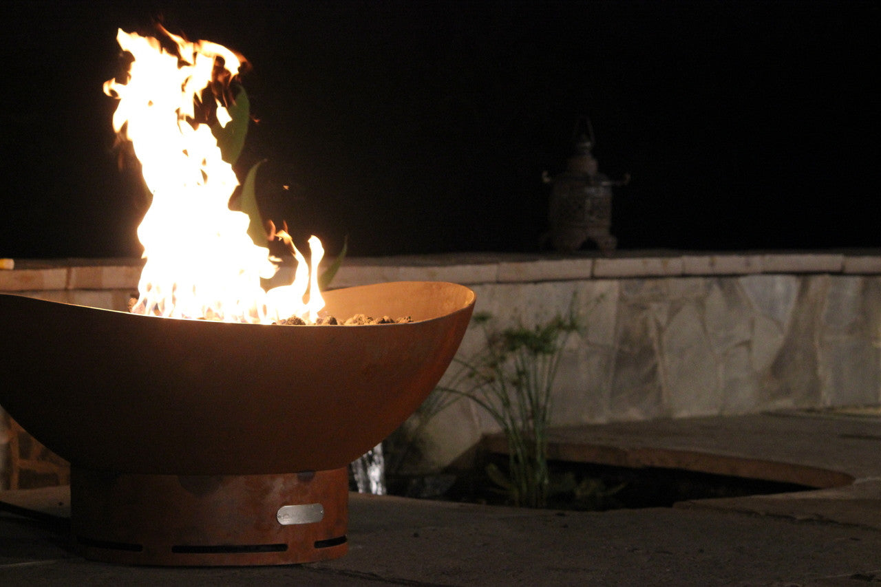 Fire Pit Art Scallop Gas Fire Pit