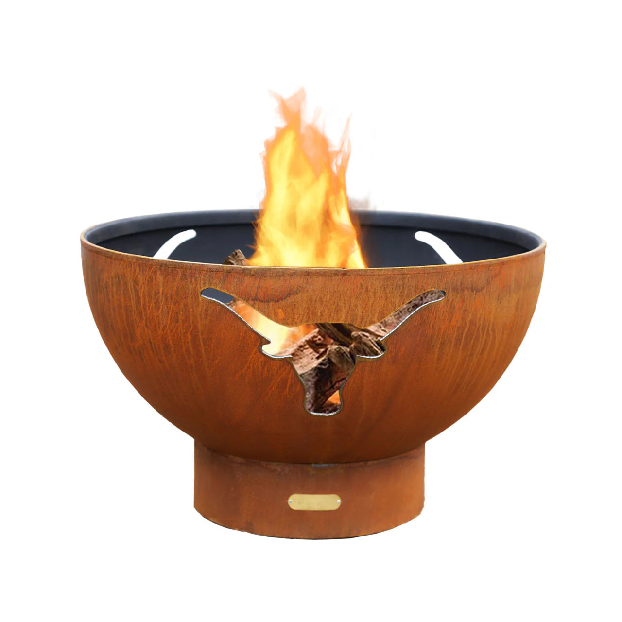 Fire Pit Art Long Horn Gas Fire Pit
