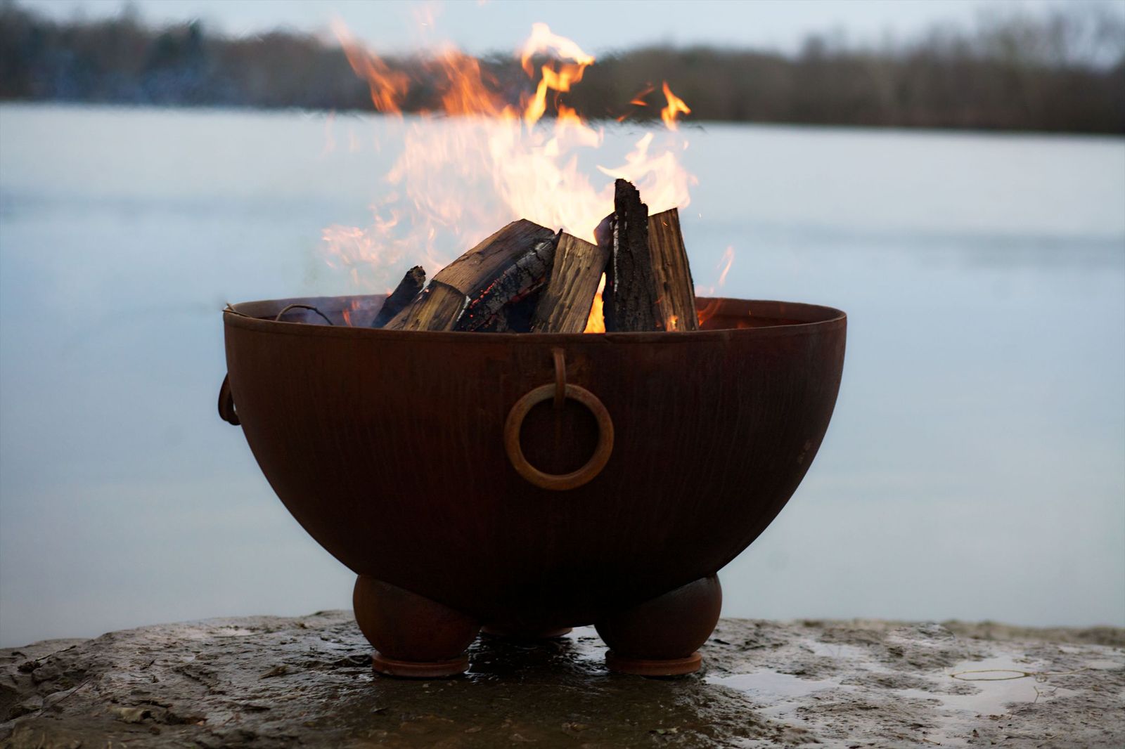 Fire Pit Art Nepal Wood Burning Fire Pit