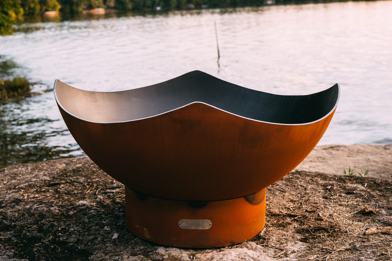 Fire Pit Art Manta Ray Gas Fire Pit