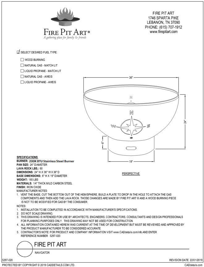 Fire Pit Ar  Navigator Gas Fire Pit