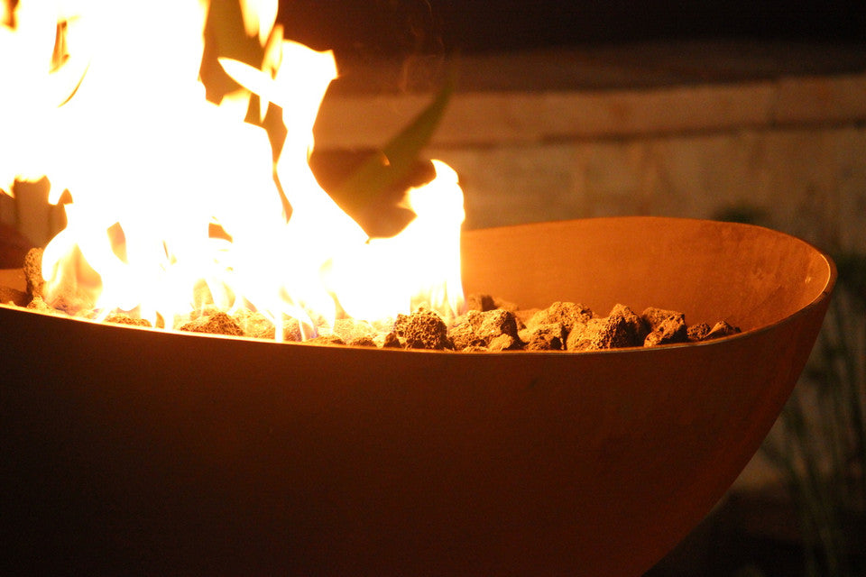 Fire Pit Art Scallop Gas Fire Pit