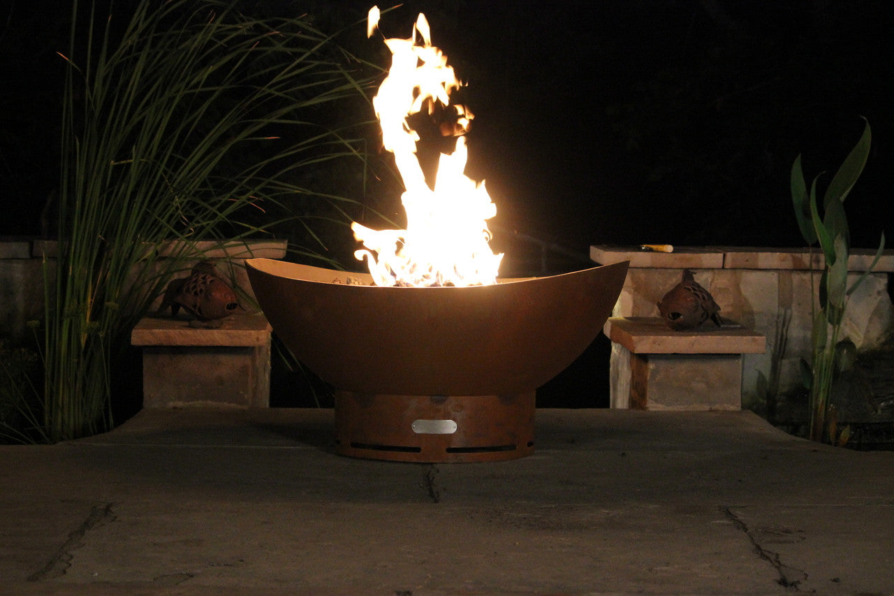 Fire Pit Art Scallop Gas Fire Pit