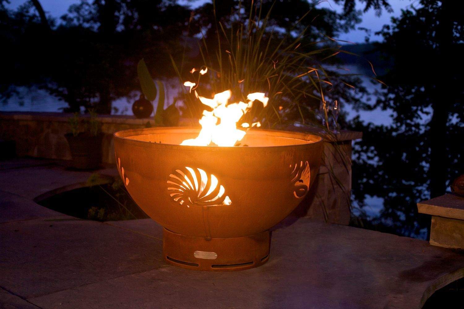 Fire Pit Art Sea Creatures Gas Fire Pit