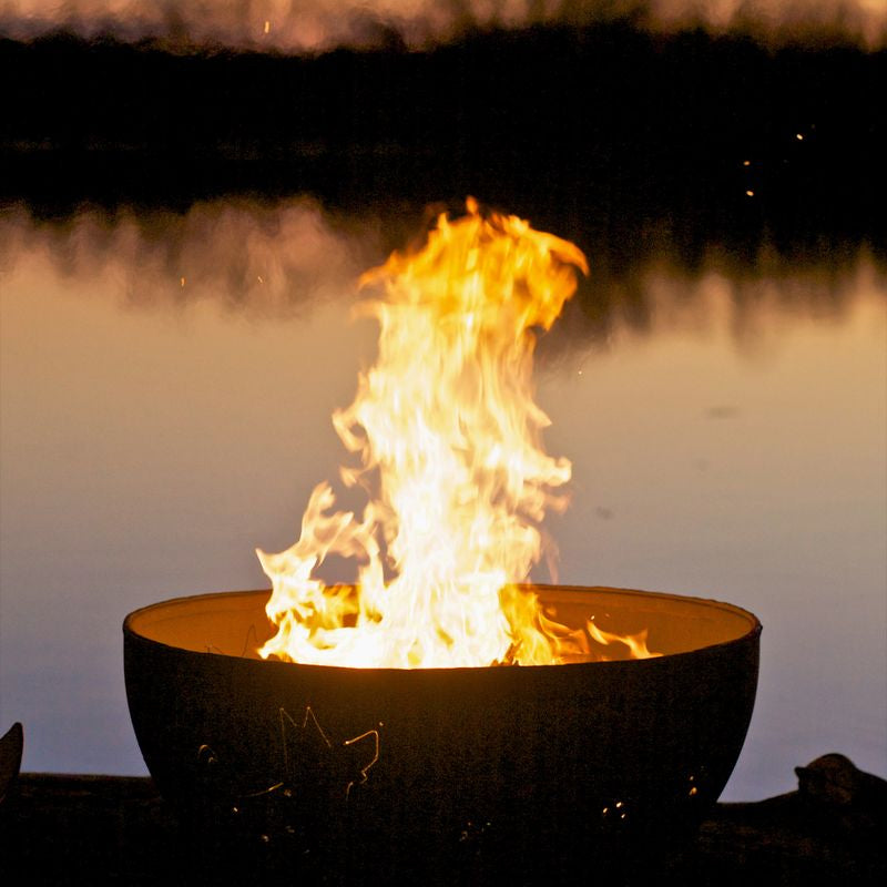 Fire Pit Art Funky Dog Wood Burning Fire Pit