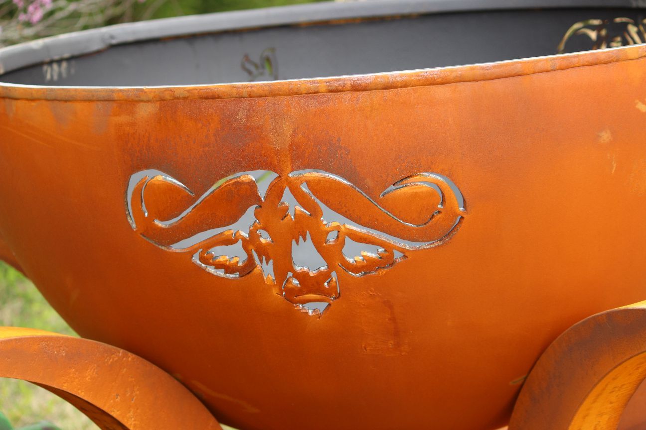 Fire Pit Art Africa's Big Five Gas Fire Pit