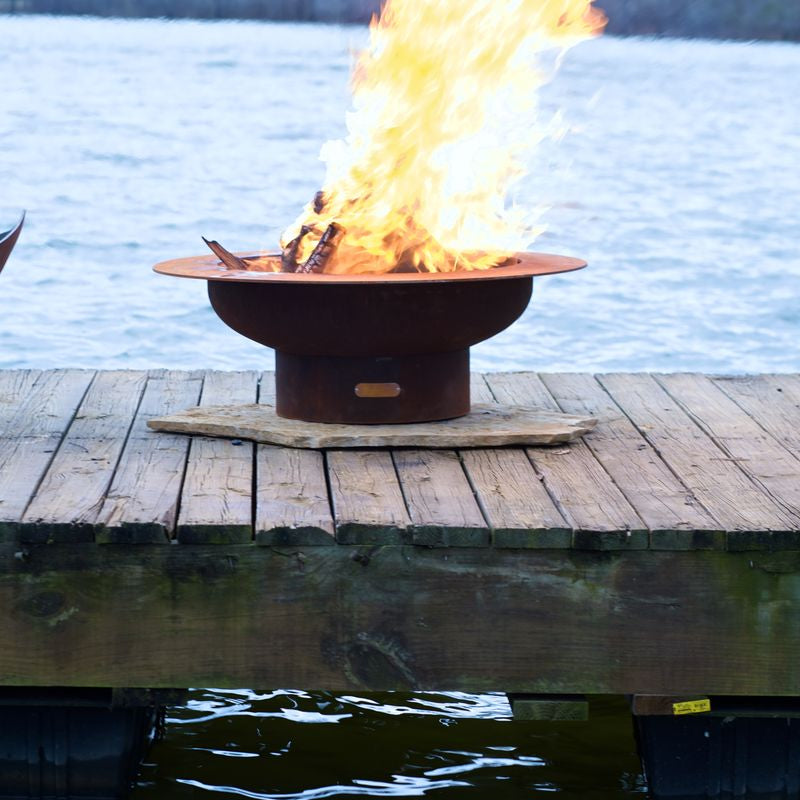 Fire Pit Art Saturn Wood Burning Fire Pit