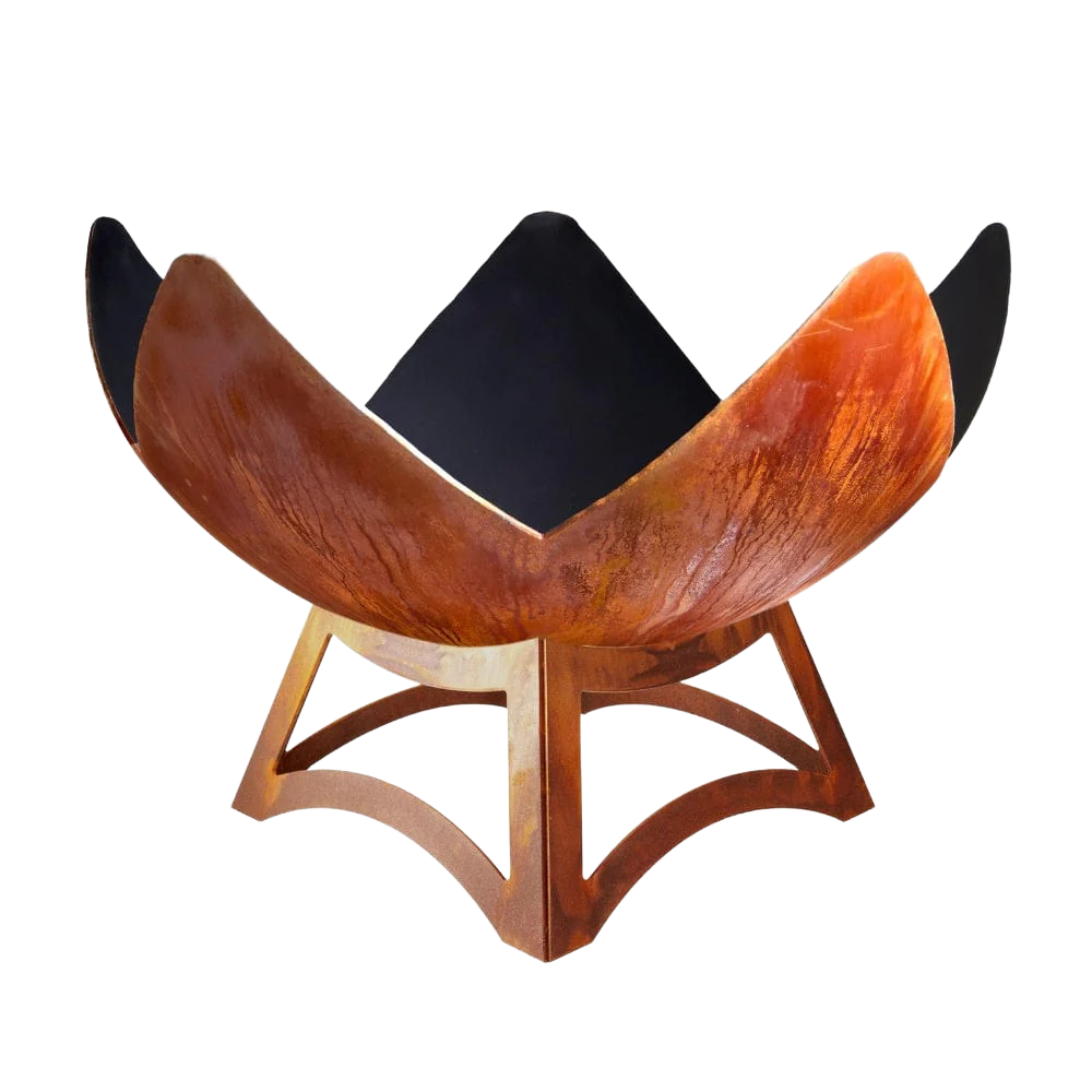 Ohio Flame Fire Flower Hollow Base Fire Pit