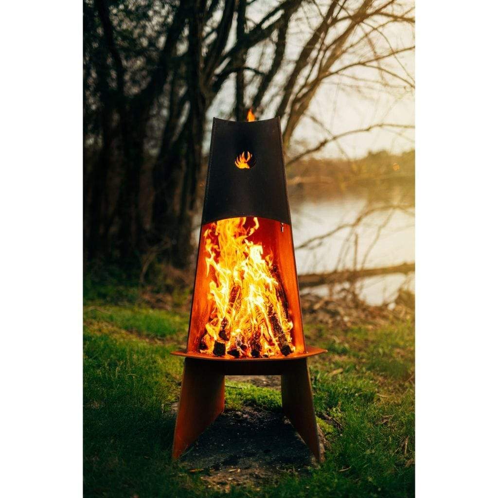 Fire Pit Art Vesuvius Wood Burning Fire Pit